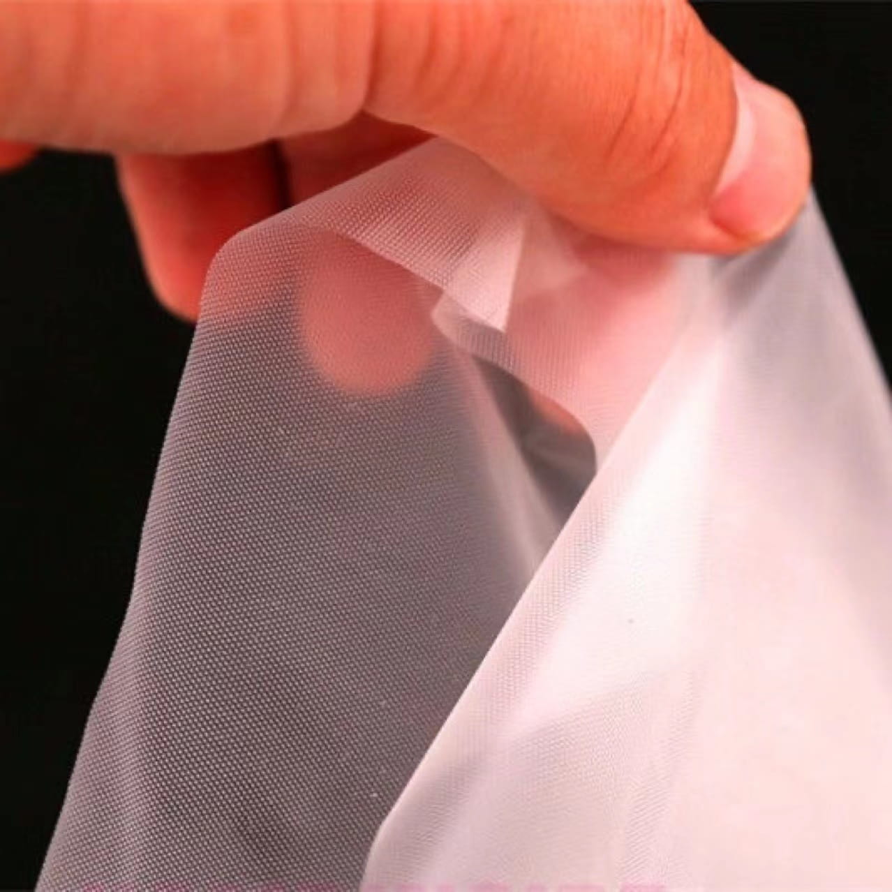 Umweltfreundliche und weiche off-weiße TPE-Handschuhe (Diamantmuster)